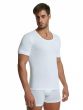 Palco Classic Basic T-Shirt με ανοιχτή λαιμόκοψη 2Τεμ. Λευκό