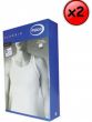 Palco Classic Basic Ανδρική Φανέλα Σπορ Ρεβέρ 2Τεμ. Λευκό