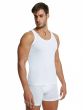 Palco Classic Basic Ανδρική Φανέλα Σπορ Ρεβέρ 2Τεμ. Λευκό