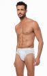Minerva Mengear Basic Ανδρικό Mini Brief Βαμβακερό Σλιπ με Εξωτερικό Λάστιχο 2 τμχ