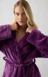 Minerva Fleece Γυναικεία Ρόμπα μονόχρωμη