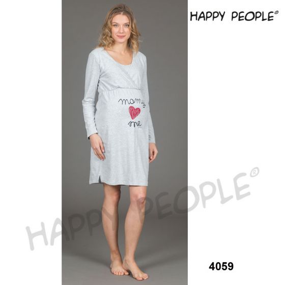Χειμωνιάτικο νυχτικό εγκυμοσύνης Happy people