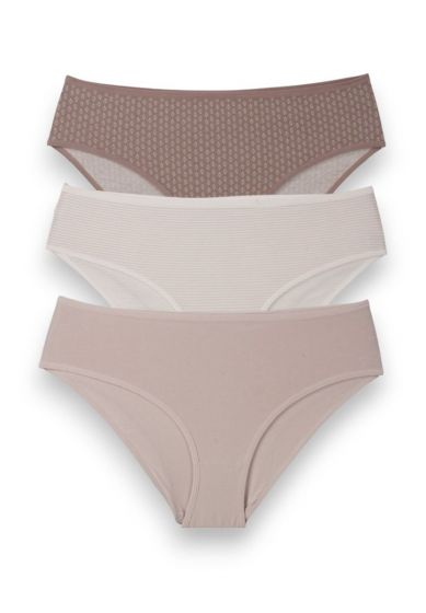 Berrak Slip 2/4 Cotton 3pack